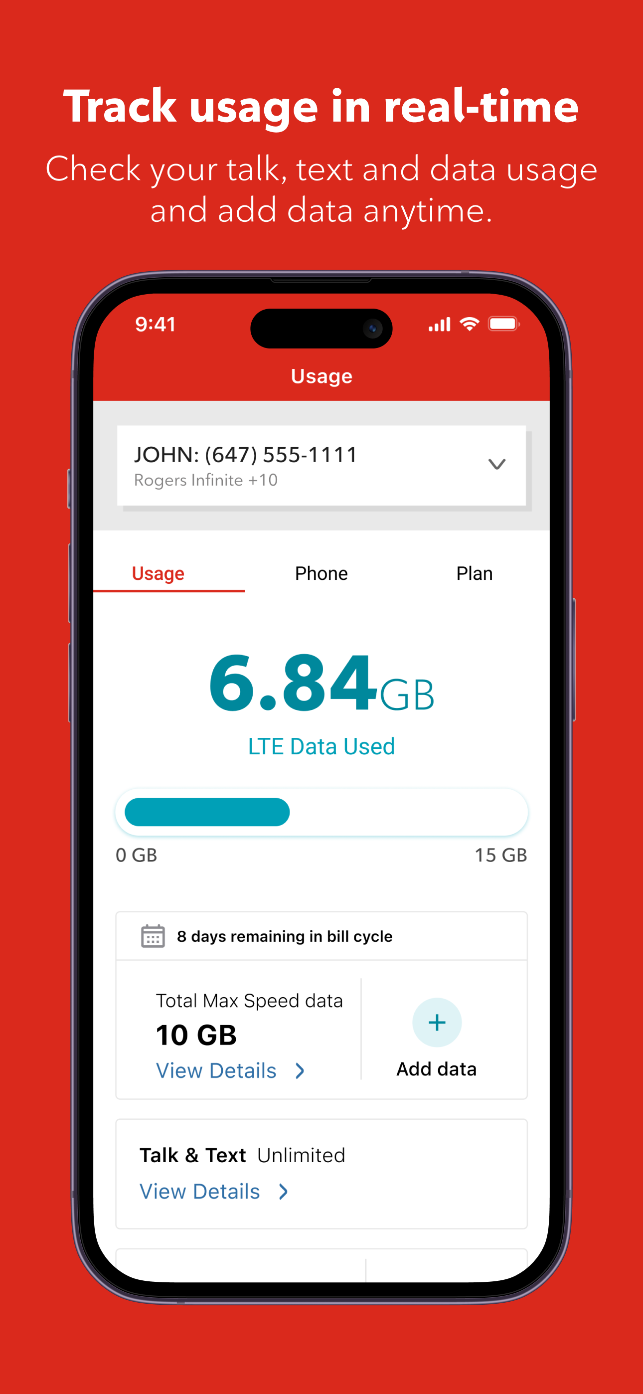 MyRogers - Manage your account