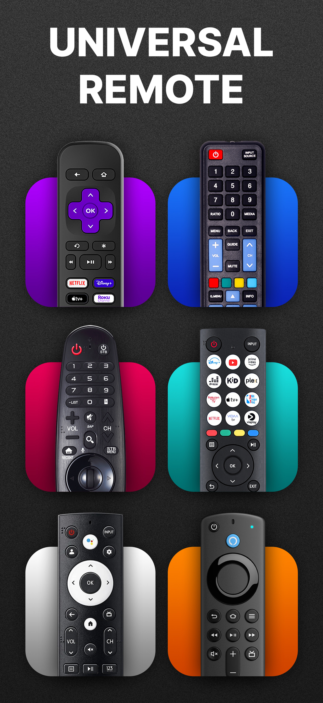 Universal Remote TV Control ·